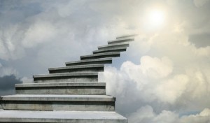 Step by step you reach the top! Or in this case the bottom levels of body fat